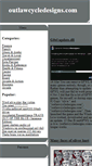 Mobile Screenshot of outlawcycledesigns.com